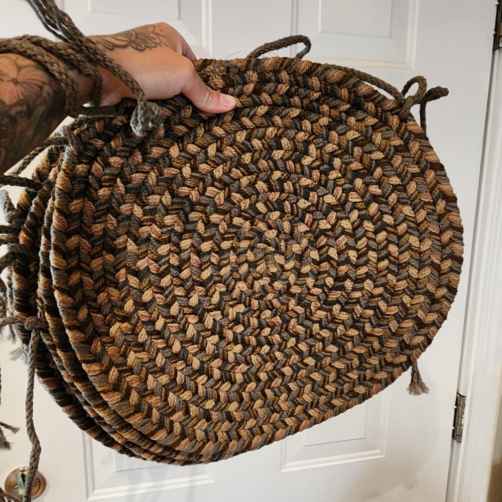 Rustic Country Round Chair Pads